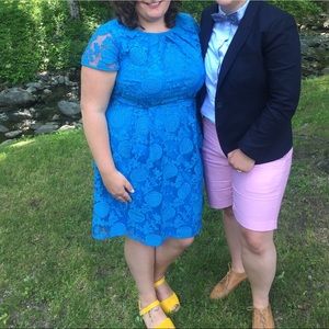 Adrianna Papell cocktail dress.